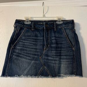 American Eagle Outfitters Dark Blue Mini Skirt
